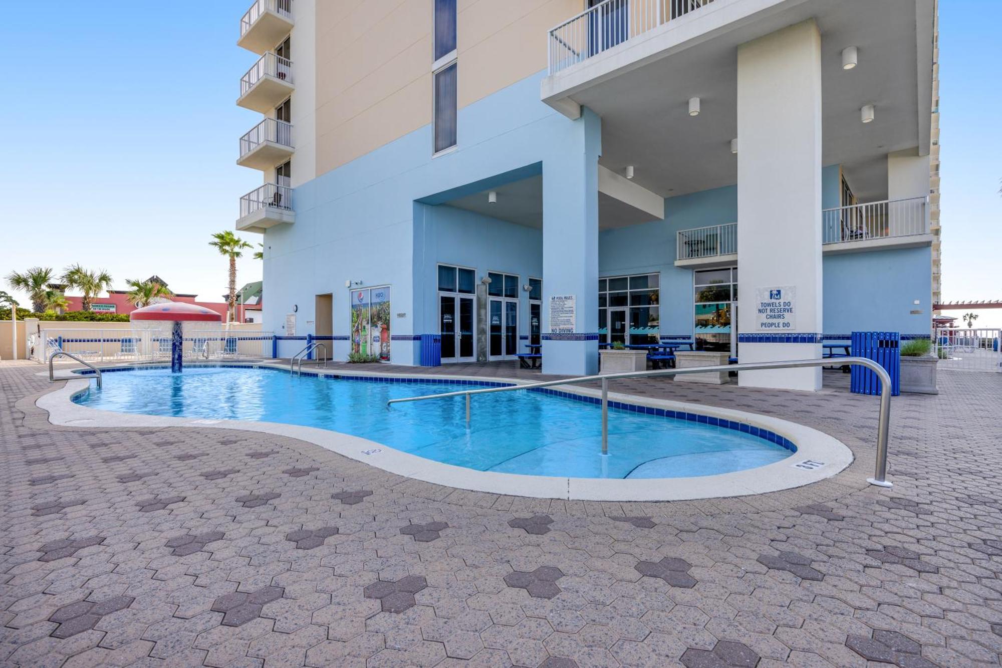 Parking Fee Included-Majestic 1-1606! Gulf Front 1Bedroom, Pool,Hot Tubs,Tennis Panama City Beach Eksteriør billede