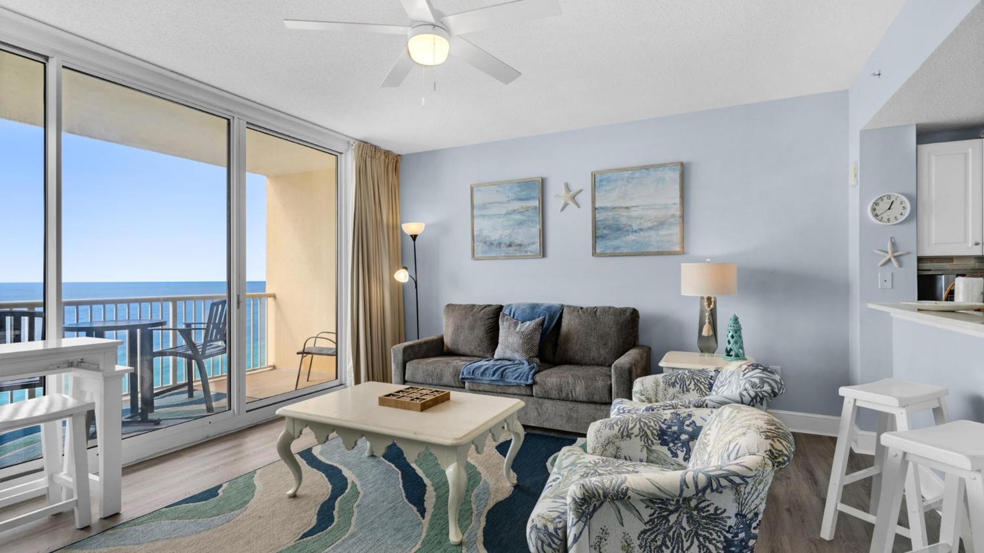 Parking Fee Included-Majestic 1-1606! Gulf Front 1Bedroom, Pool,Hot Tubs,Tennis Panama City Beach Eksteriør billede